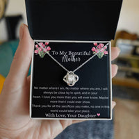 Thumbnail for To My Mother Necklace With Personalized Message-From Daughter-Gifts For Mom