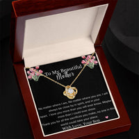 Thumbnail for To My Mother Necklace With Personalized Message-From Son-Gifts For Mom