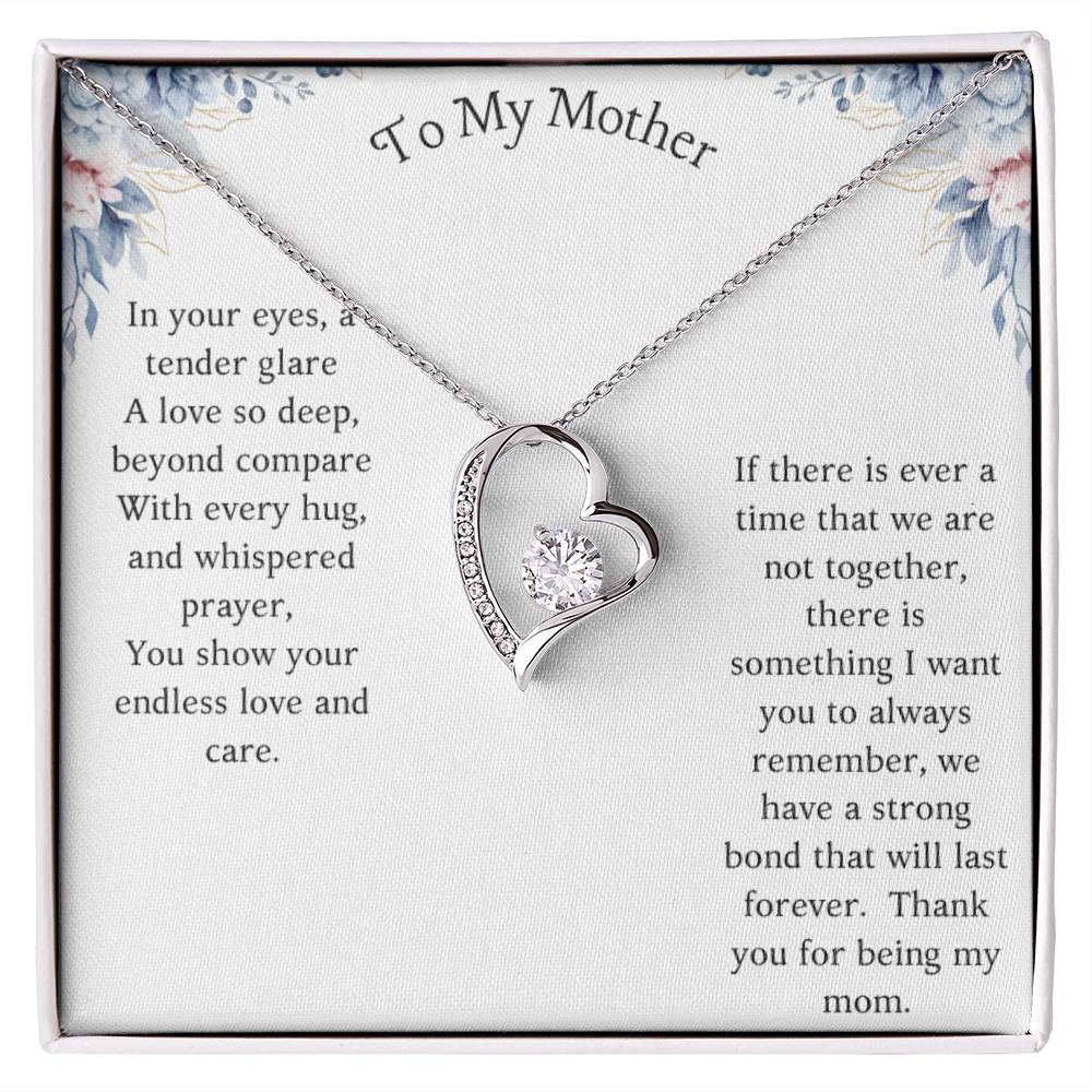 To My Mother Necklace With Personalized Message-Gifts For Mom