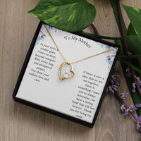 Thumbnail for To My Mother Necklace With Personalized Message-Gifts For Mom