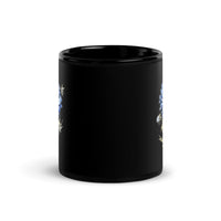 Thumbnail for Blue Cornflower Floral Black Coffee Mug