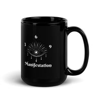 Thumbnail for Manifestation 369 Method  Black Glossy Coffee Mug