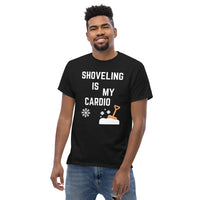 Thumbnail for Shoveling Is My Cardio Funny Workout Exercising Tshirt