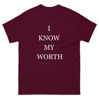 Thumbnail for I Know My Worth Unisex T-Shirt