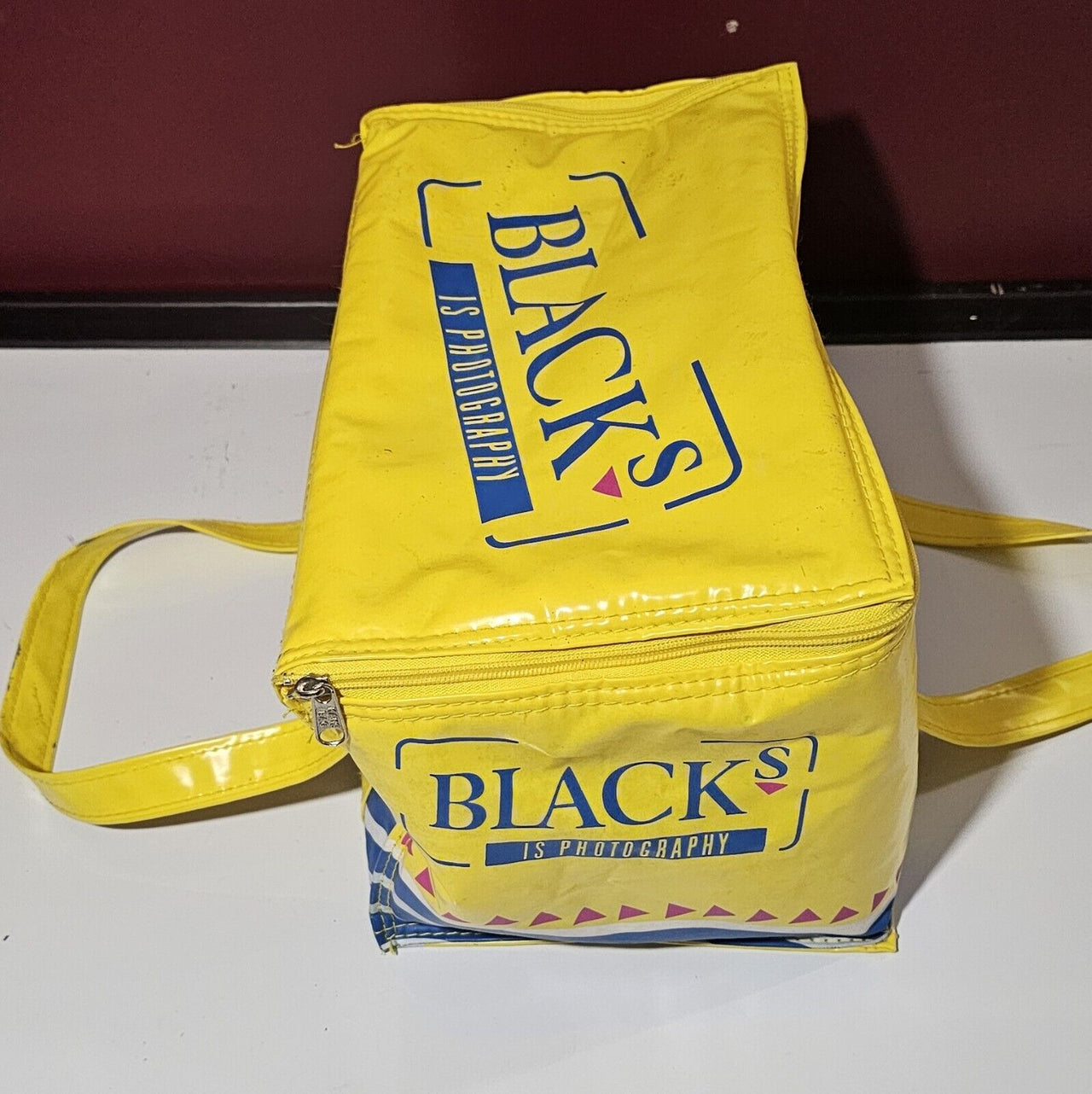 Vintage Blacks Photography Yellow Soft Sided Insulated Cooler Lunch Bag