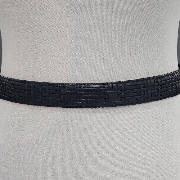 Kudos Belt Basket Weave Design Black Size 42 Made In Canada