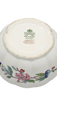 Thumbnail for Aynsley Pembroke Fine English Bone China Bowl-Birds & Floral Design - Gold Trim