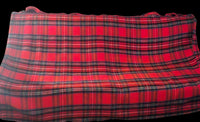 Thumbnail for Vintage Tennessee Woolen Mills Tartan Plaid Acrylic Snap Stadium Blanket Throw