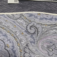 Thumbnail for Berend Dewitt Paisley Pocket Square, Handkerchief Scarf - Purple and Black