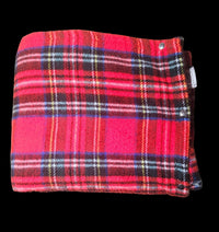 Thumbnail for Vintage Tennessee Woolen Mills Tartan Plaid Acrylic Snap Stadium Blanket Throw