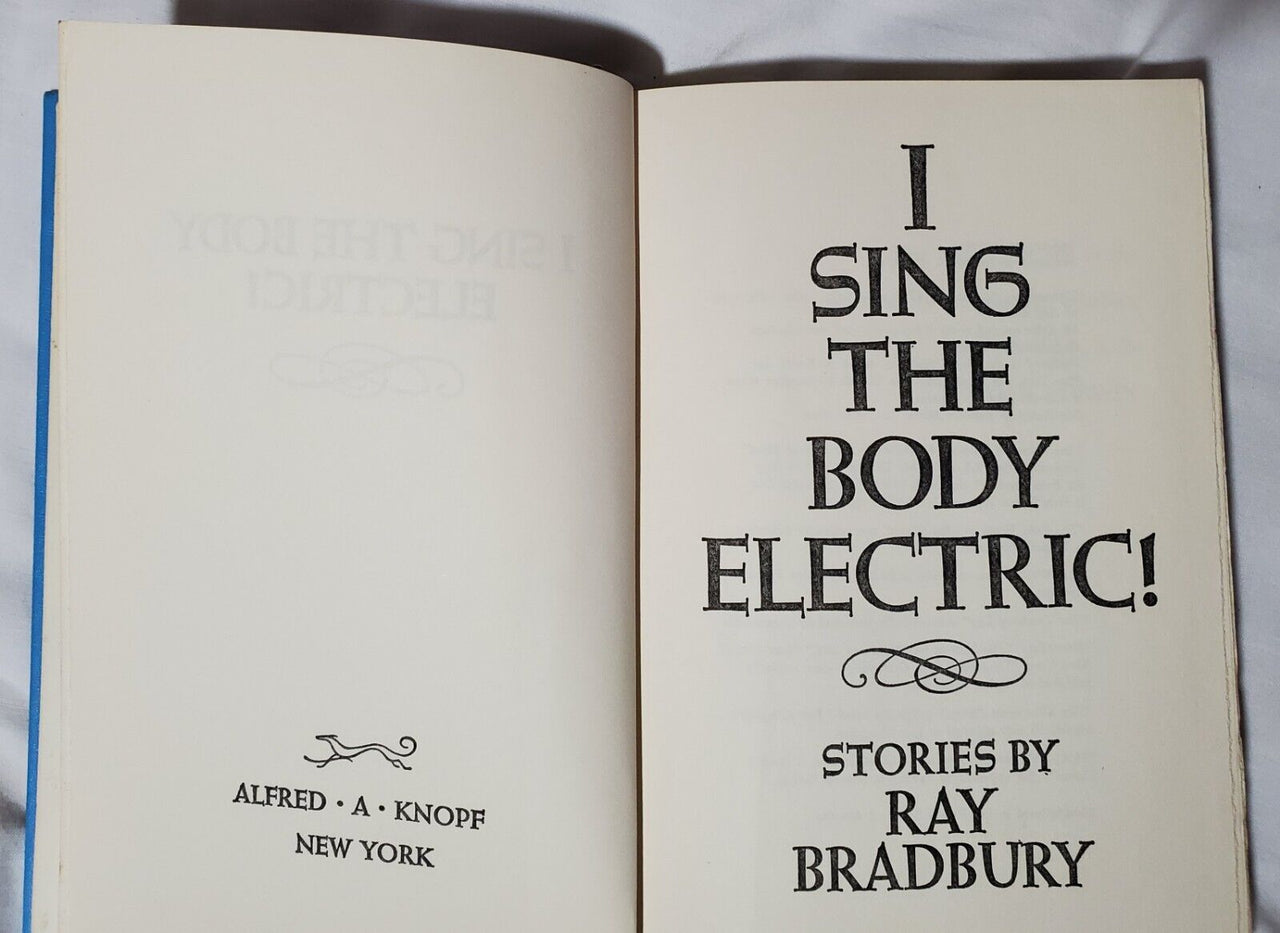 I Sing the Body Electric! By Ray Bradbury 1969 Hardcover Book -No Dust Jacket