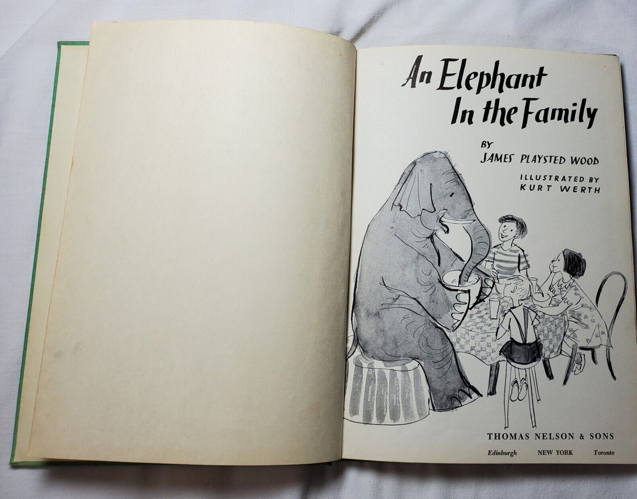 An Elephant In The Family By James Playsted Wood Book 1957 Childrens Book