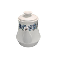 Thumbnail for Vintage RC Progression China Japan Moda 905 Teapot Blue Grey Flowers Off White