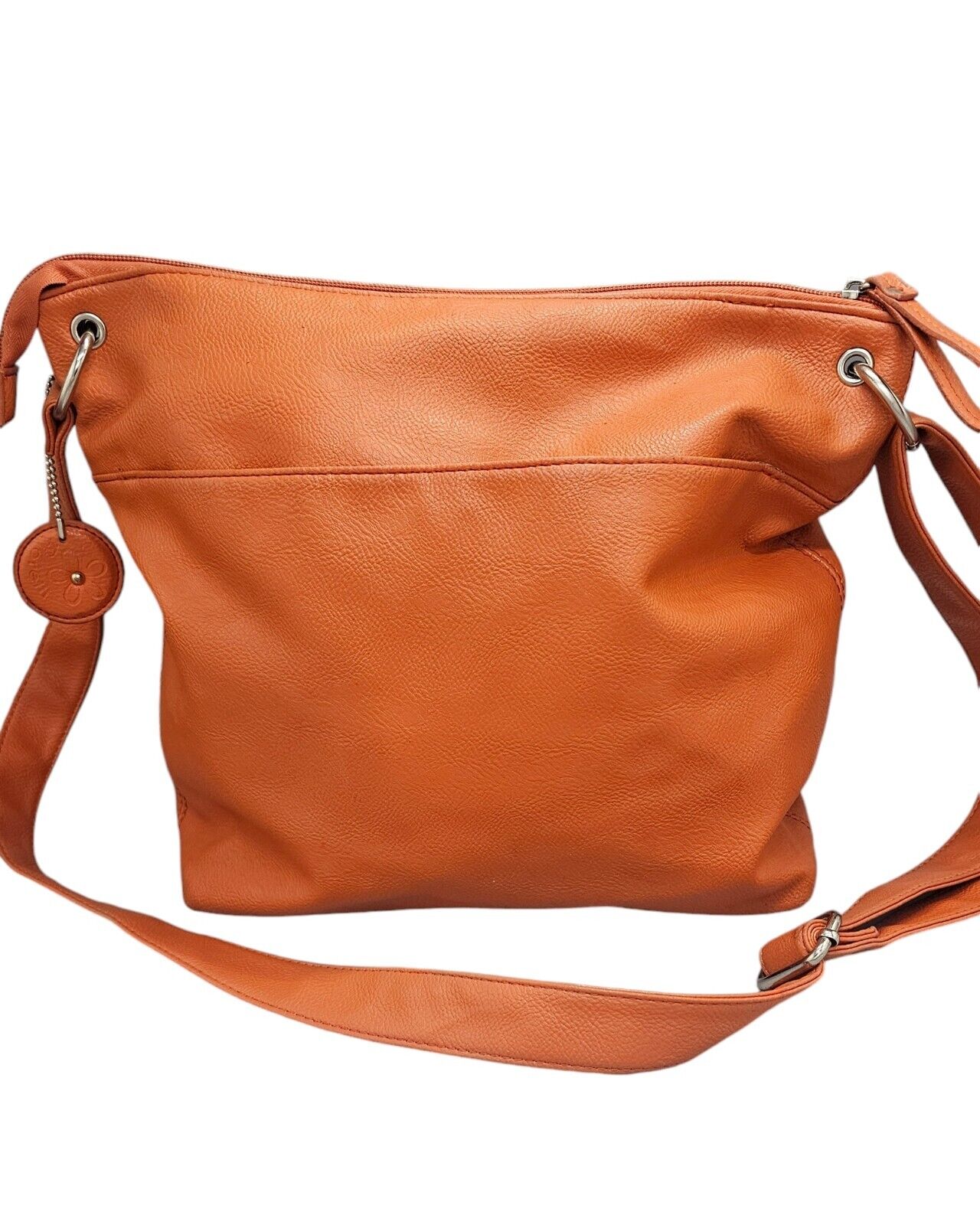 Fiorelli Crossbody Handbag Purse Burnt Sienna ( Orange) Zipped Closure -Medium