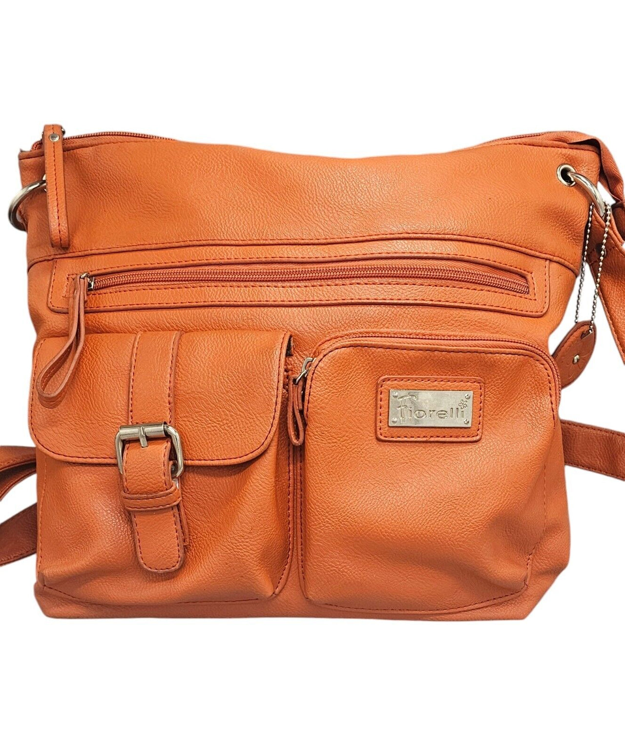 Fiorelli Crossbody Handbag Purse Burnt Sienna ( Orange) Zipped Closure -Medium