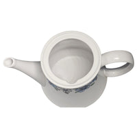 Thumbnail for Vintage RC Progression China Japan Moda 905 Teapot Blue Grey Flowers Off White