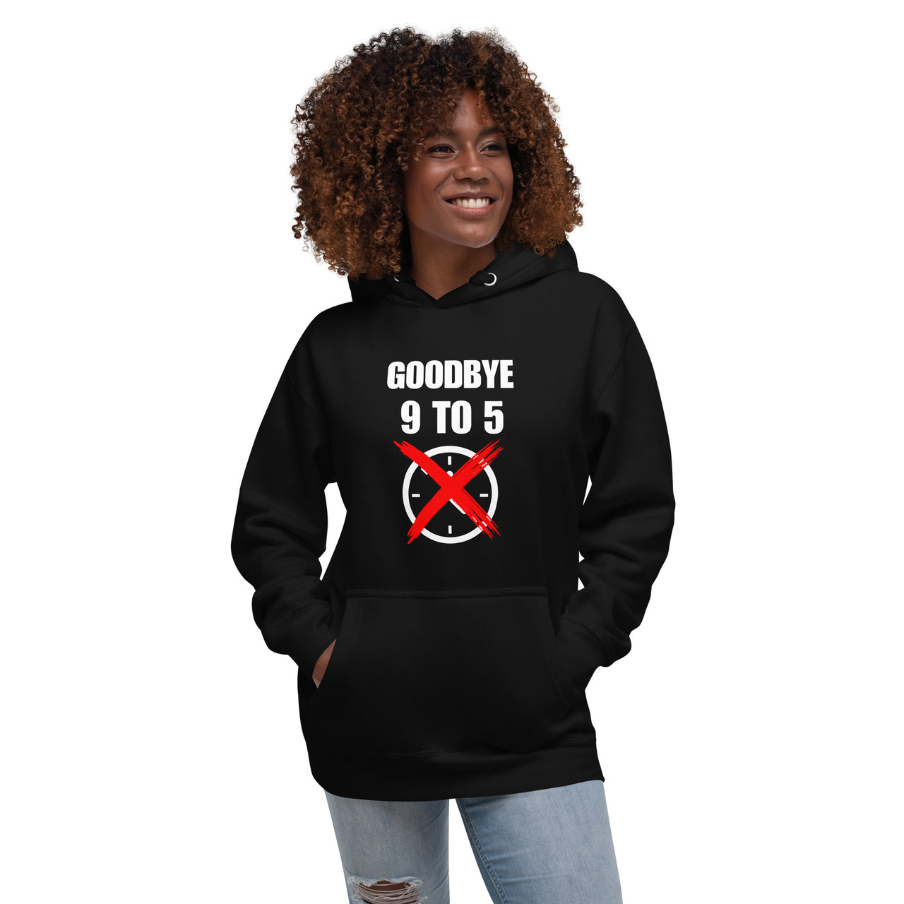 Goodbye 9-5 Entrepreneur-Solopreneur-Business Owner Unisex Hoodie