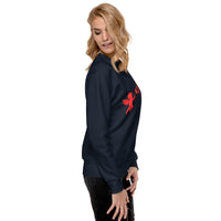 Thumbnail for Red Cupid Angel Valentine's Day Hearts Womens Sweatshirt