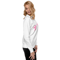 Thumbnail for Pink Cupid Angel Valentine's Day Hearts Womens Sweatshirt