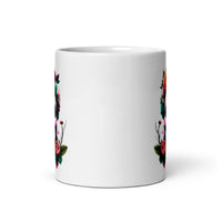 Thumbnail for Day Of The Dead Sugar Skull Gift Mug White Coffee Cup-White