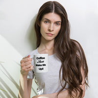 Thumbnail for Coffee Wake Me Up! Not A Morning Person-Need Caffeine-White Coffee Mug