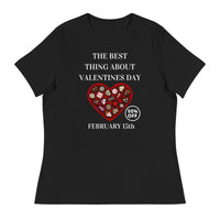 Thumbnail for The Best Thing About Valentines Day  Is The Discounted Candy Funny T-Shirt