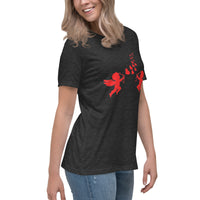 Thumbnail for Red Cupid Angel Valentine's Day Hearts Womens T-Shirt